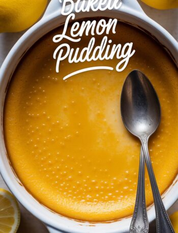 Baked Lemon Pudding