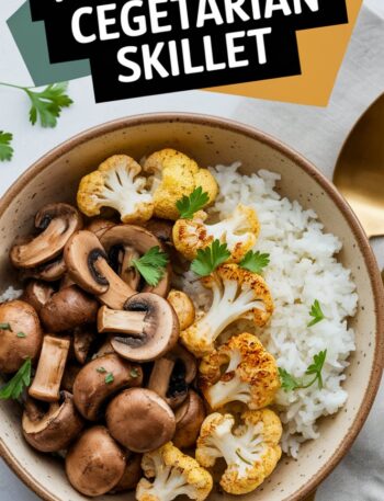 Mushrooms Cauliflower Skillet
