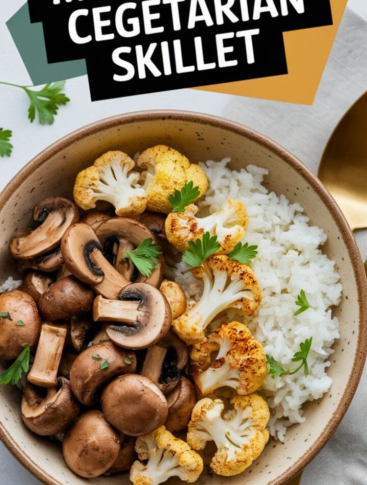 Mushrooms Cauliflower Skillet