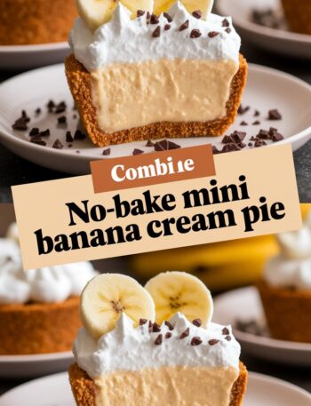 No-Bake Mini Banana Cream Pies