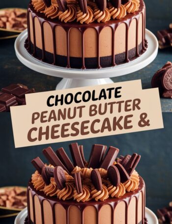 Chocolate Peanut Butter Cheesecake