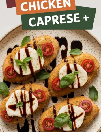 Crispy Chicken Caprese