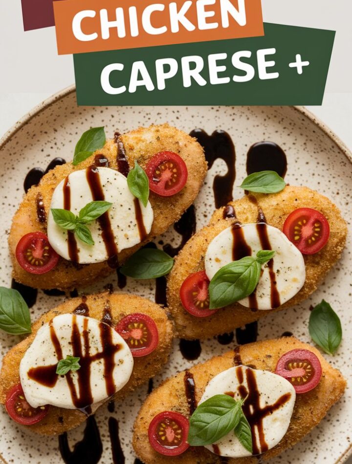 Crispy Chicken Caprese