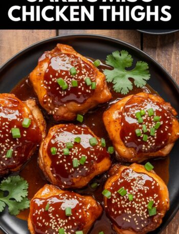 Viral Garlic Miso Chicken Thighs