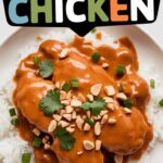 Slow Cooker Peanut Chicken