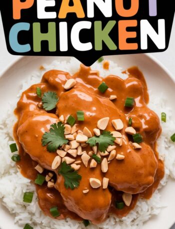 Slow Cooker Peanut Chicken