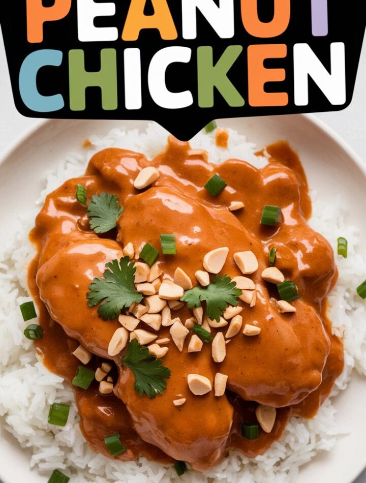 Slow Cooker Peanut Chicken