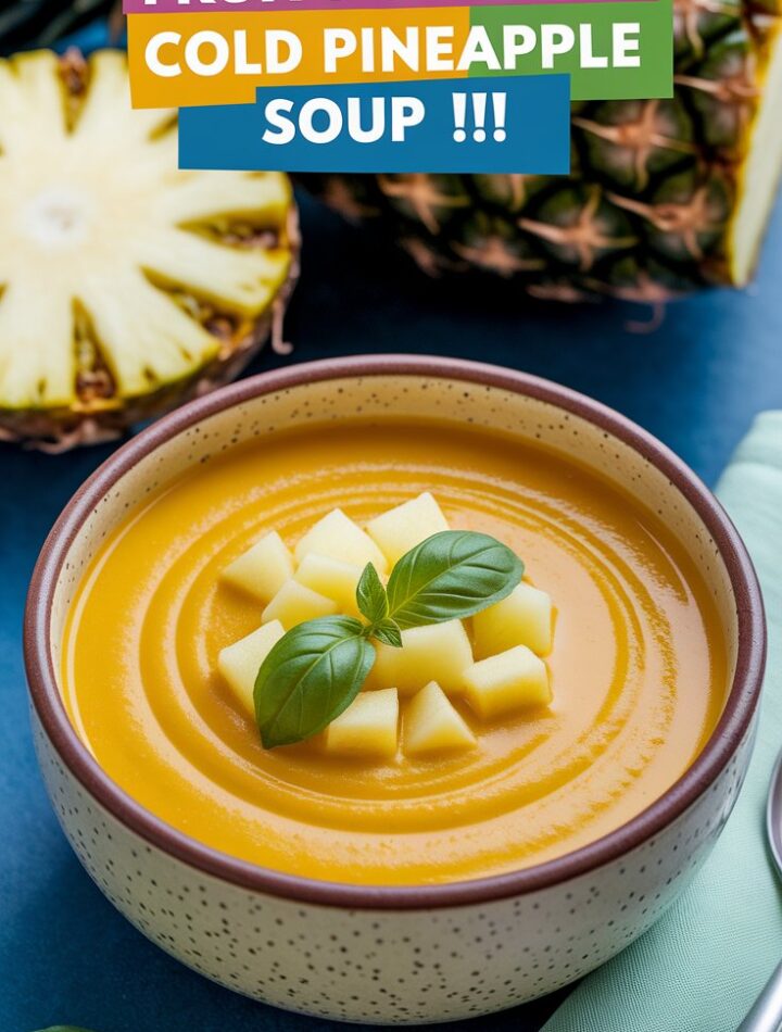 Fruity Summer Cold Pineapple Soup