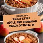 Amish-Style Apple and Cinnamon Baked Oatmeal