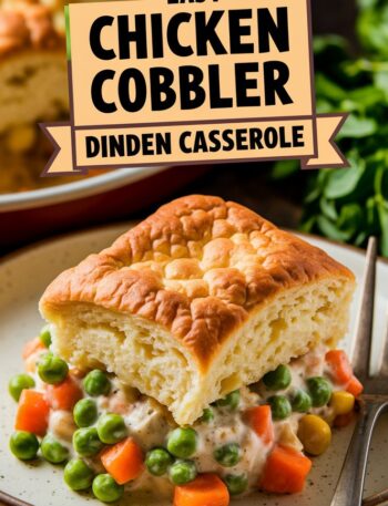 Easy Chicken Cobbler Dinner casserole