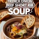 French Onion Beef Short Rib Soup