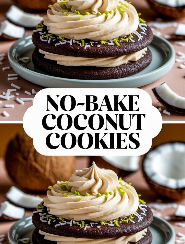No-Bake Coconut Cookies