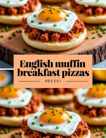 English Muffin Breakfast Pizza Recipe