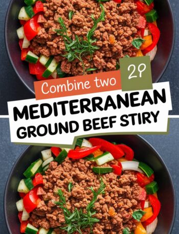 Mediterranean Ground Beef Stir