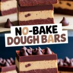 No Bake Cookie Dough Bars