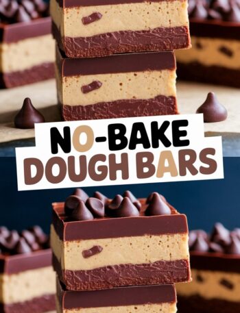 No Bake Cookie Dough Bars