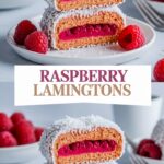 Raspberry Lamingtons