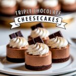 Triple Chocolate Cheesecakes