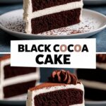 Black Cocoa Cake