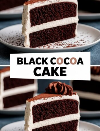Black Cocoa Cake