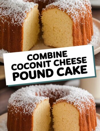 Coconut Cream Cheese Pound Cake