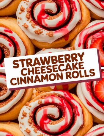 Strawberry Cheesecake Cinnabon Rolls