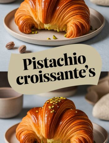 Pistachio Croissants