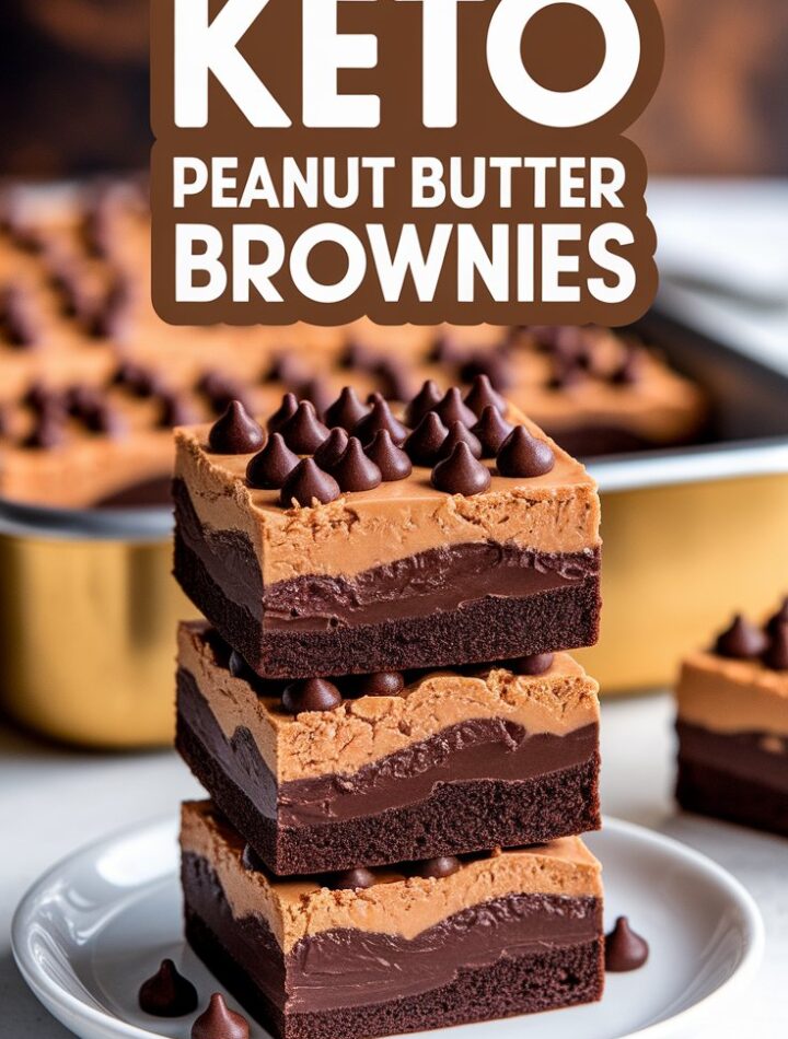 Keto Peanut Butter Brownies